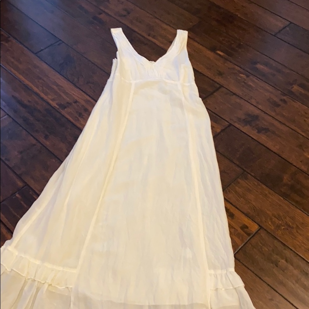 White long dress